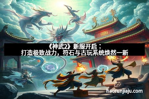 《神武2》新服开启：打造极致战力，符石与古玩系统焕然一新